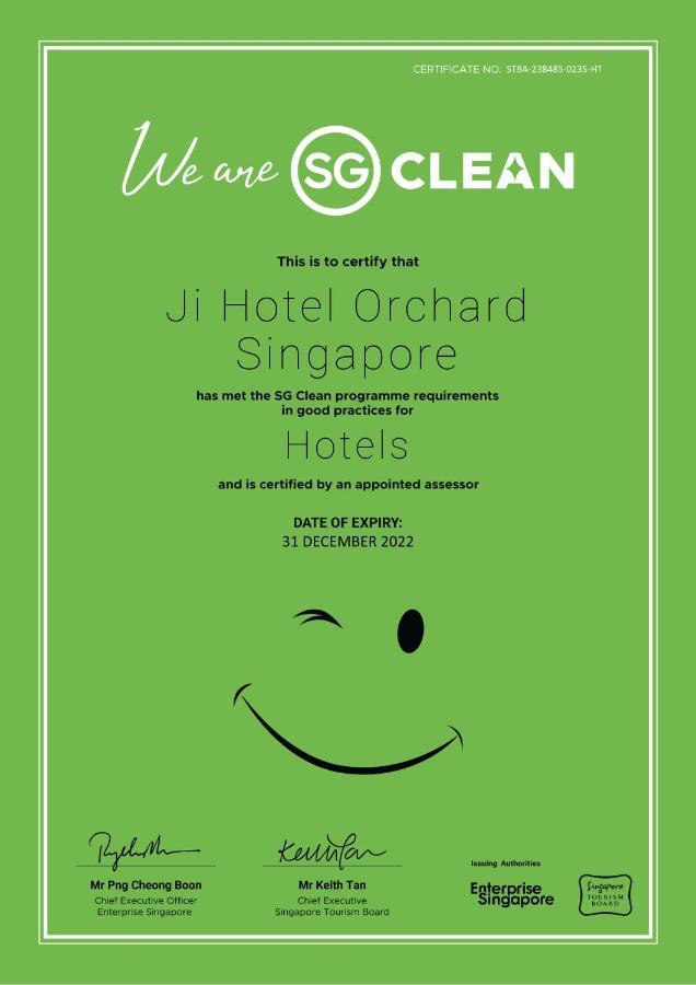 Ji Hotel Orchard Σιγκαπούρη Εξωτερικό φωτογραφία